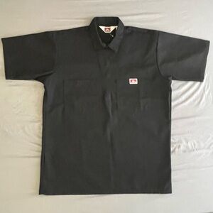 Black Short Sleeve Men's Shirt